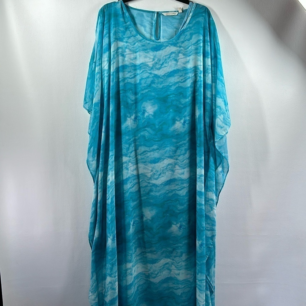 Soft Surroundings Two Piece Maxi Afghan with Mini Dress, L/XL